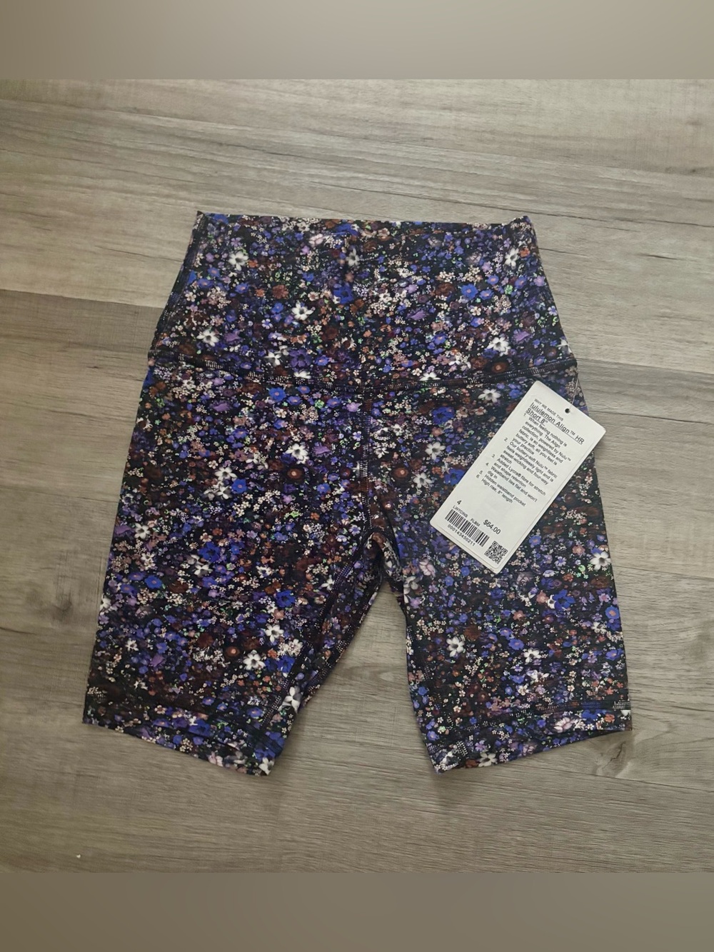 lululemon Align HR 8" Short - Purple Multi Floral